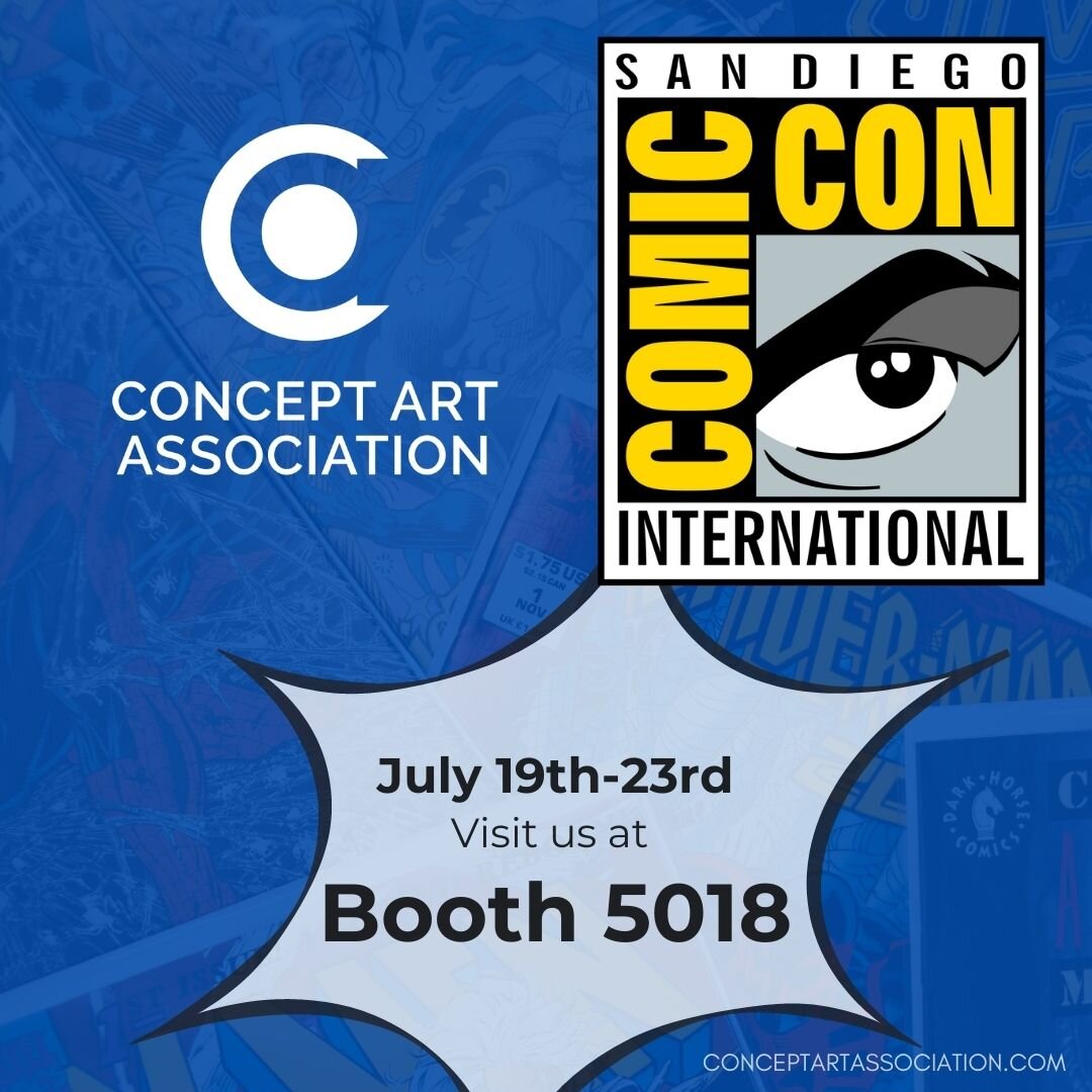 It&rsquo;s almost time for San Diego Comic-Con! We&rsquo;re so excited to see your faces and to bring you different opportunities at our booth 5018. Don&rsquo;t miss the CAA Meetup at the Marriott, Portfolio reviews from @9bcollective and @kuzeh75 , 